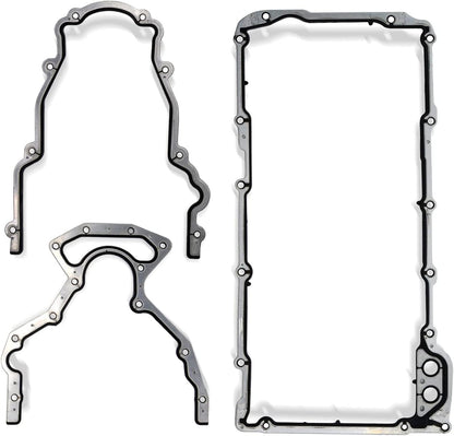 GOCPB CS5975A CS9284 Lower Gasket Set Compatible with Sierra 3500 Yukon H2 Ascender 9-7 Corvette Avalanche 1500 1997 1998 1999 2000 2001 2002 2003 2004 2005 2006 2007 2008 2009 2010 2011 5.7L 6.0L
